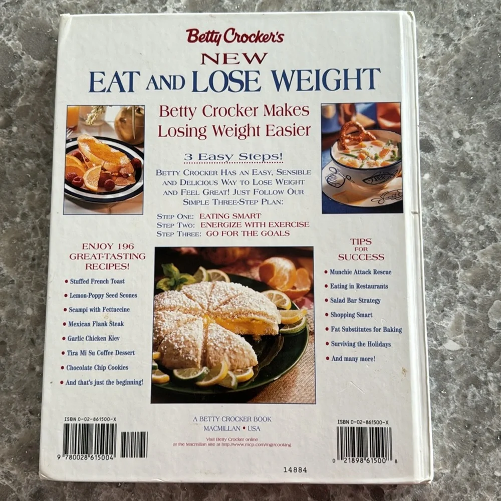 Betty Crocker CookBook Eat and Lose Weight 1996